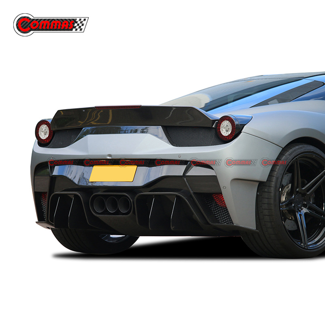 ปีกหลัง Ducktail คาร์บอนไฟเบอร์สไตล์ Vorsteiner สำหรับ Ferrari 458