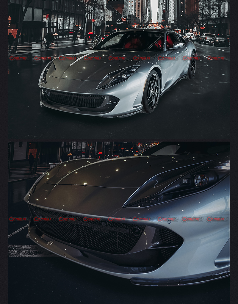 ช่องลมกันชนหน้าสำหรับ Ferrari 812