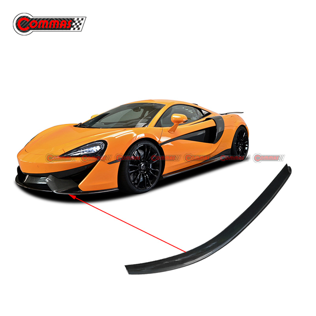 Novitec สไตล์ Carbon Fiber Front Lip Diffuser สำหรับ Mclaren 540C 570S