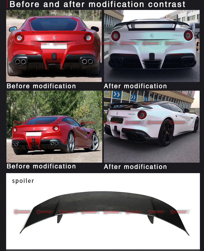  สปอยเลอร์หลังสำหรับ Ferrari F12