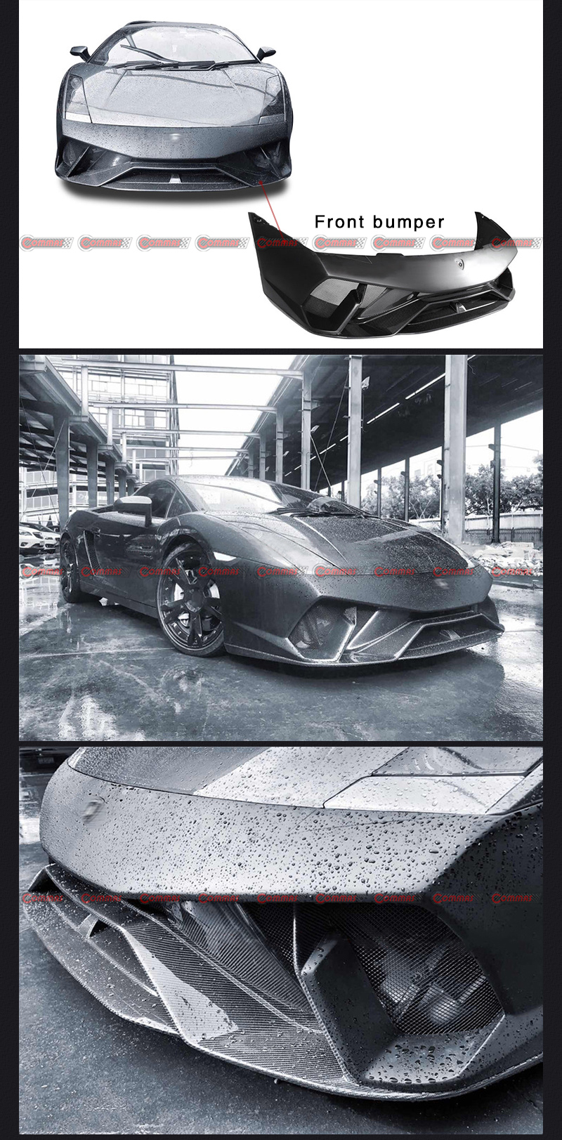 กันชนหน้า lambroghini gallardo สมรรถนะสูง