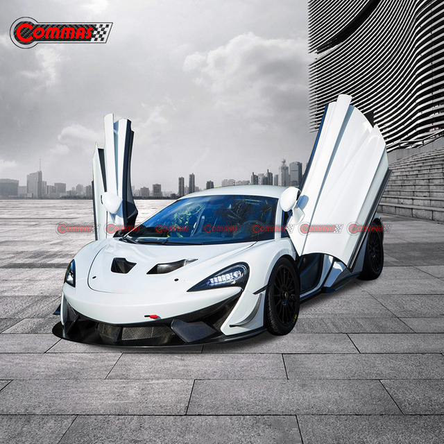 GT4 Style กันชนหน้า Carbon Fiber สำหรับ Mclaren 540C 570S