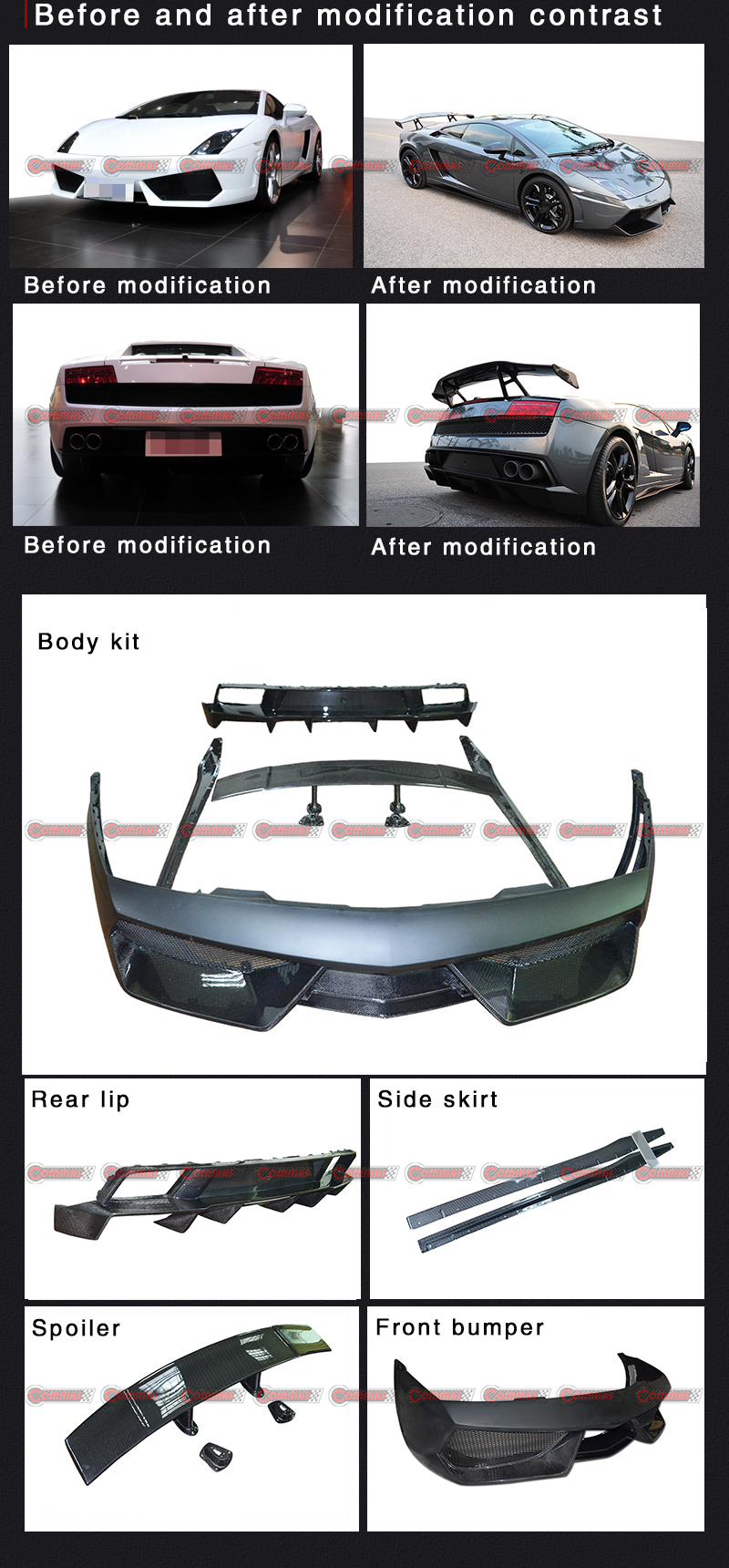 ชุดแต่งลัมโบรกีนี กัลลาร์โด ดีเอ็มซี