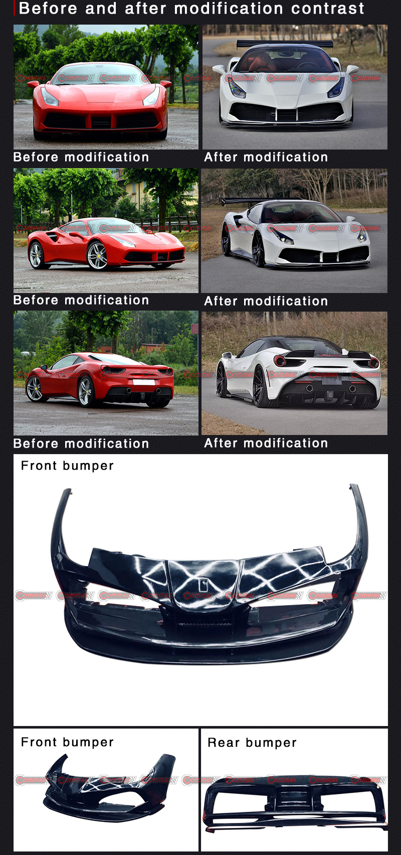 ชุดแต่ง Startech สำหรับเฟอร์รารี 488