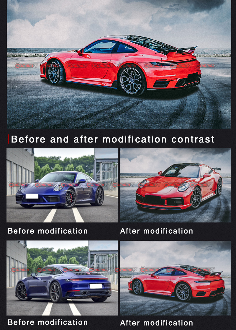 ชุดแต่งปอร์เช่ 992 techart