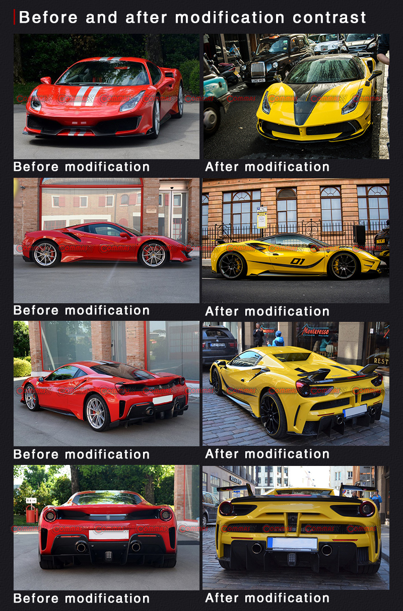 ชุดแต่งเฟอร์รารี 488 gtb mansory