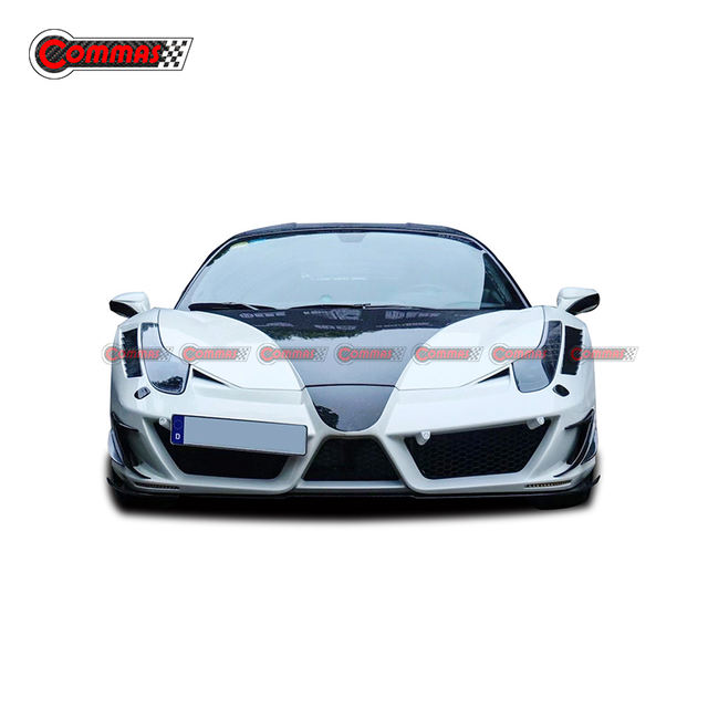 ครอบเครื่องยนต์ Mansory Carbon Fiber สำหรับ Ferrari 458