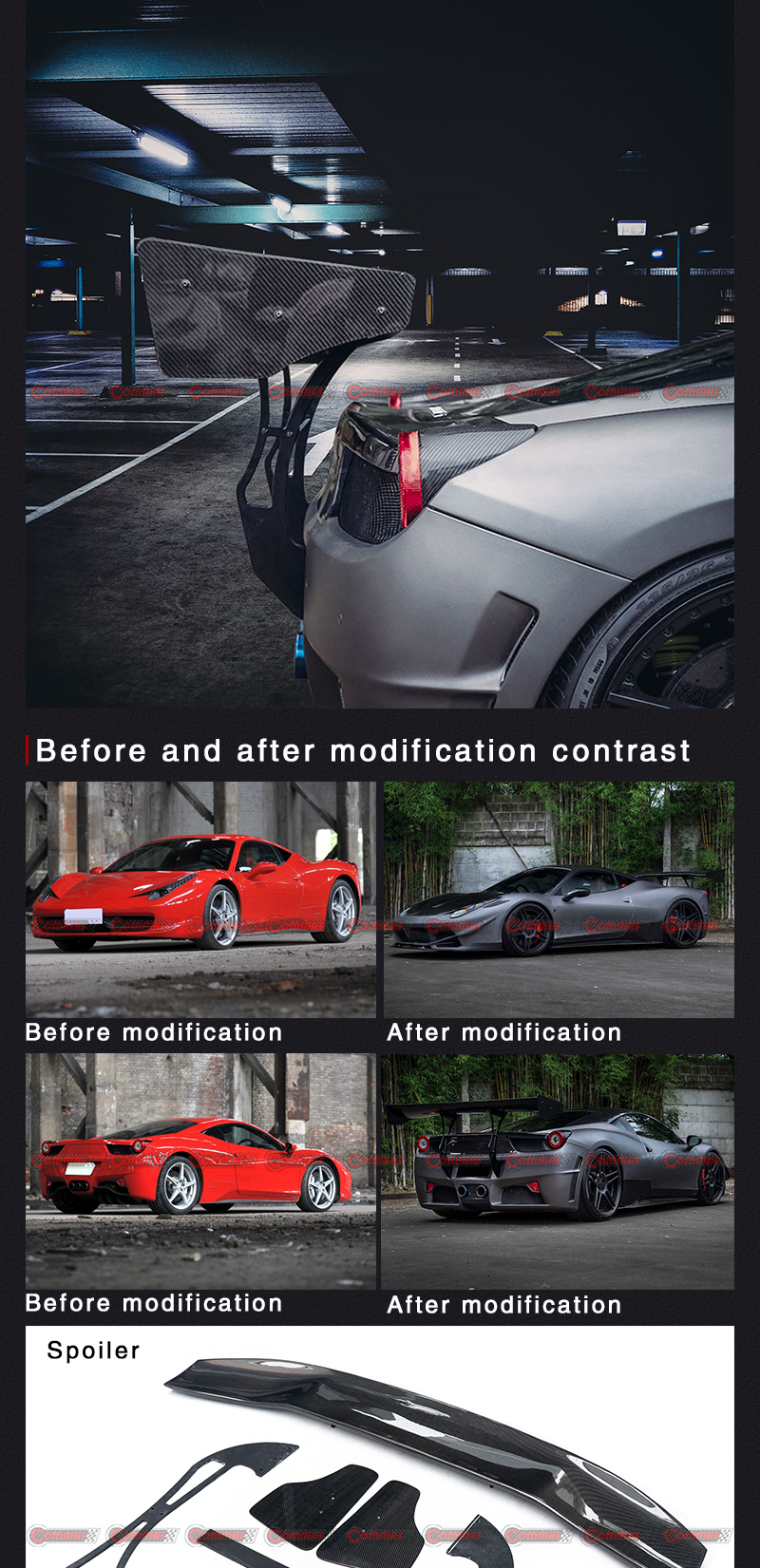 สปอยเลอร์หลังf458svr