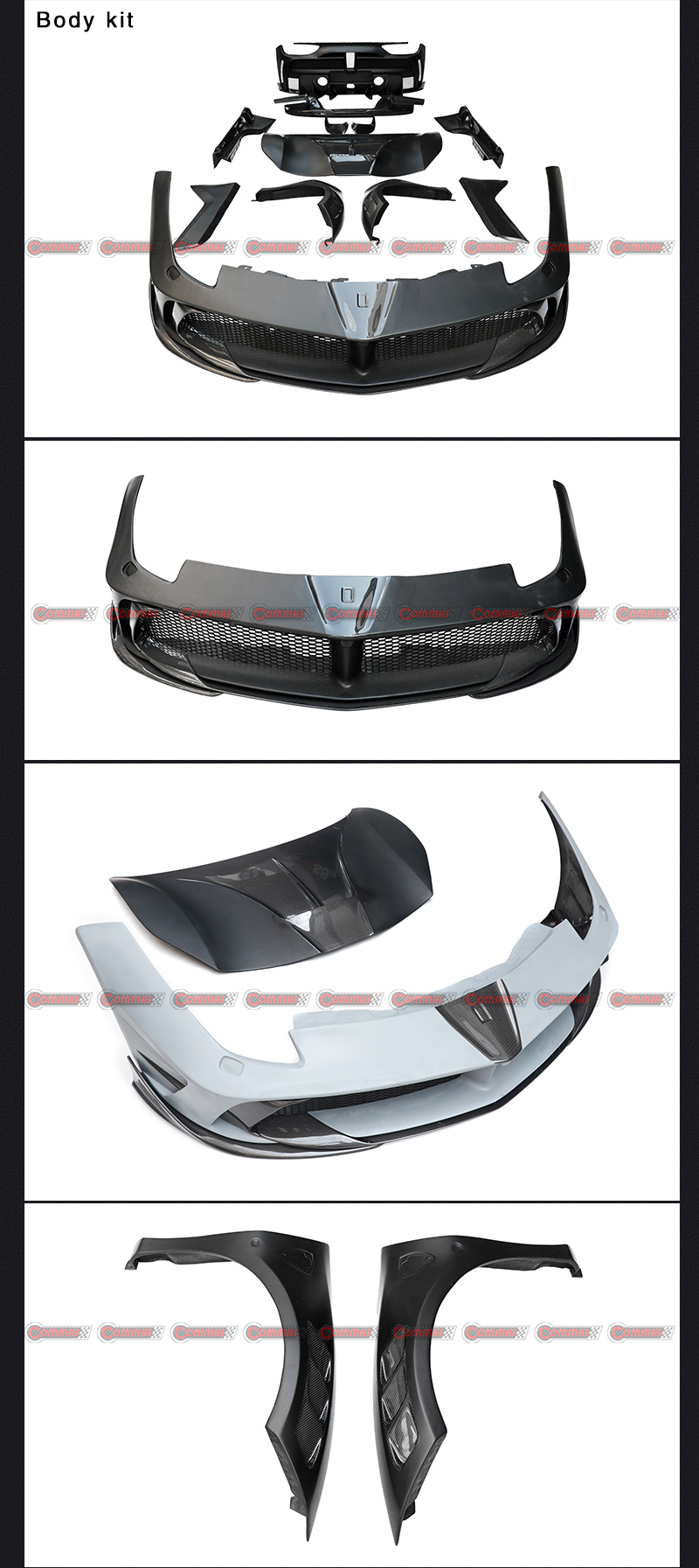 ชุดแต่ง mansory f488 gtb