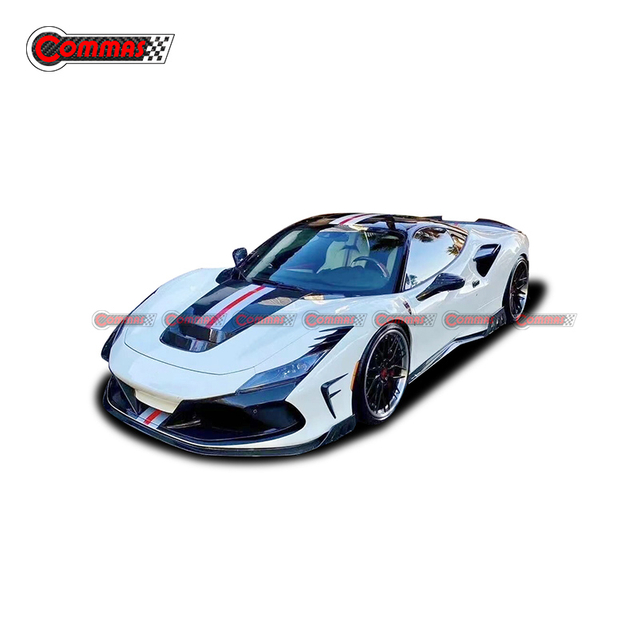 ชุดแต่งคาร์บอนไฟเบอร์สไตล์ Keyvany สำหรับ Ferrari F8