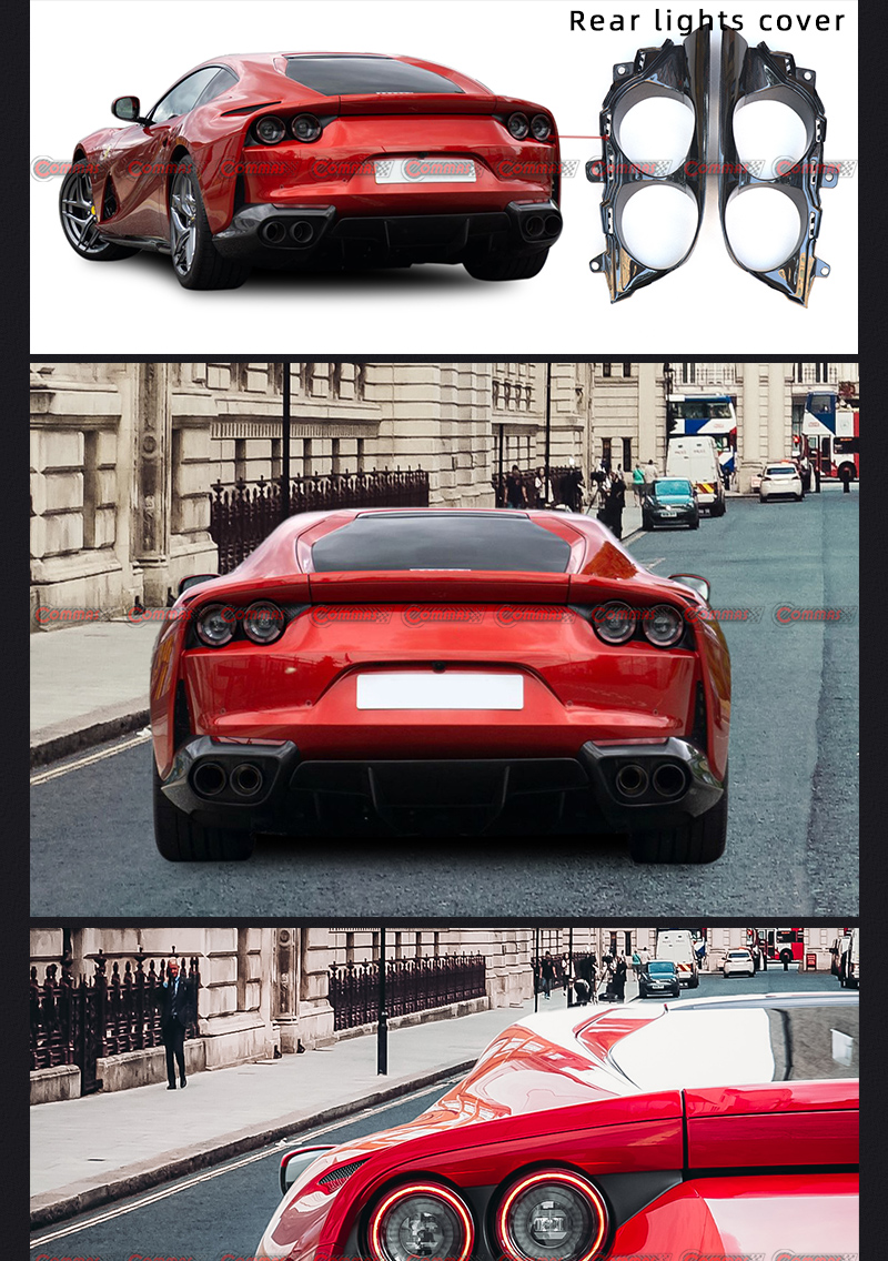 ฝาครอบไฟท้าย Ferrari 812