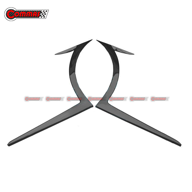 OEM สไตล์คาร์บอนไฟเบอร์ด้านหน้า Fender Trim สำหรับ Lambroghini Gallardo LP550 LP560 LP570