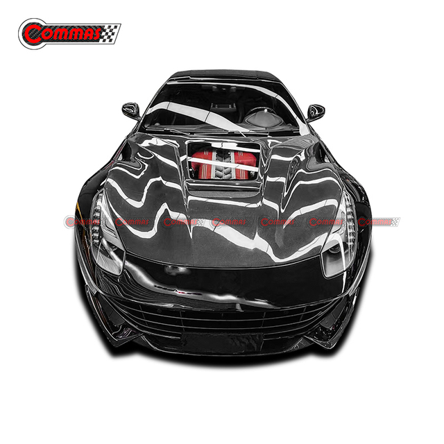 ราคาดีที่สุด CSS ฝากระโปรงหน้า Carbon Fiber สำหรับ Ferrari F12