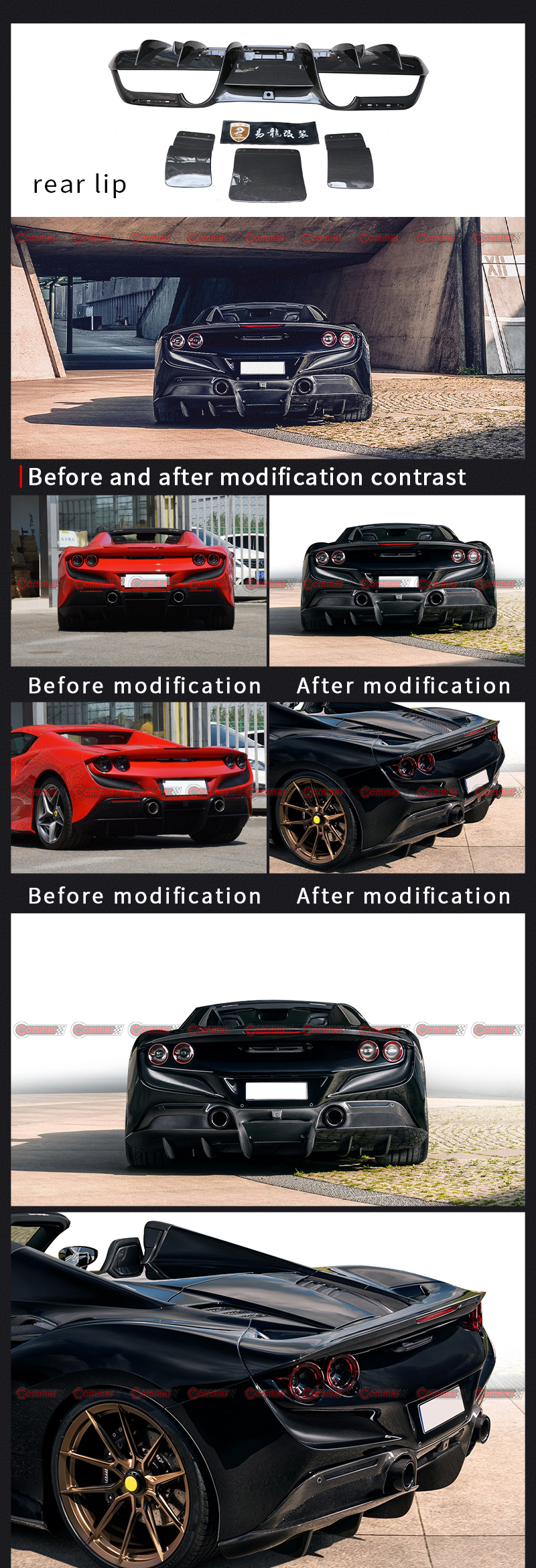 ดิฟฟิวเซอร์หลัง f8 novitec