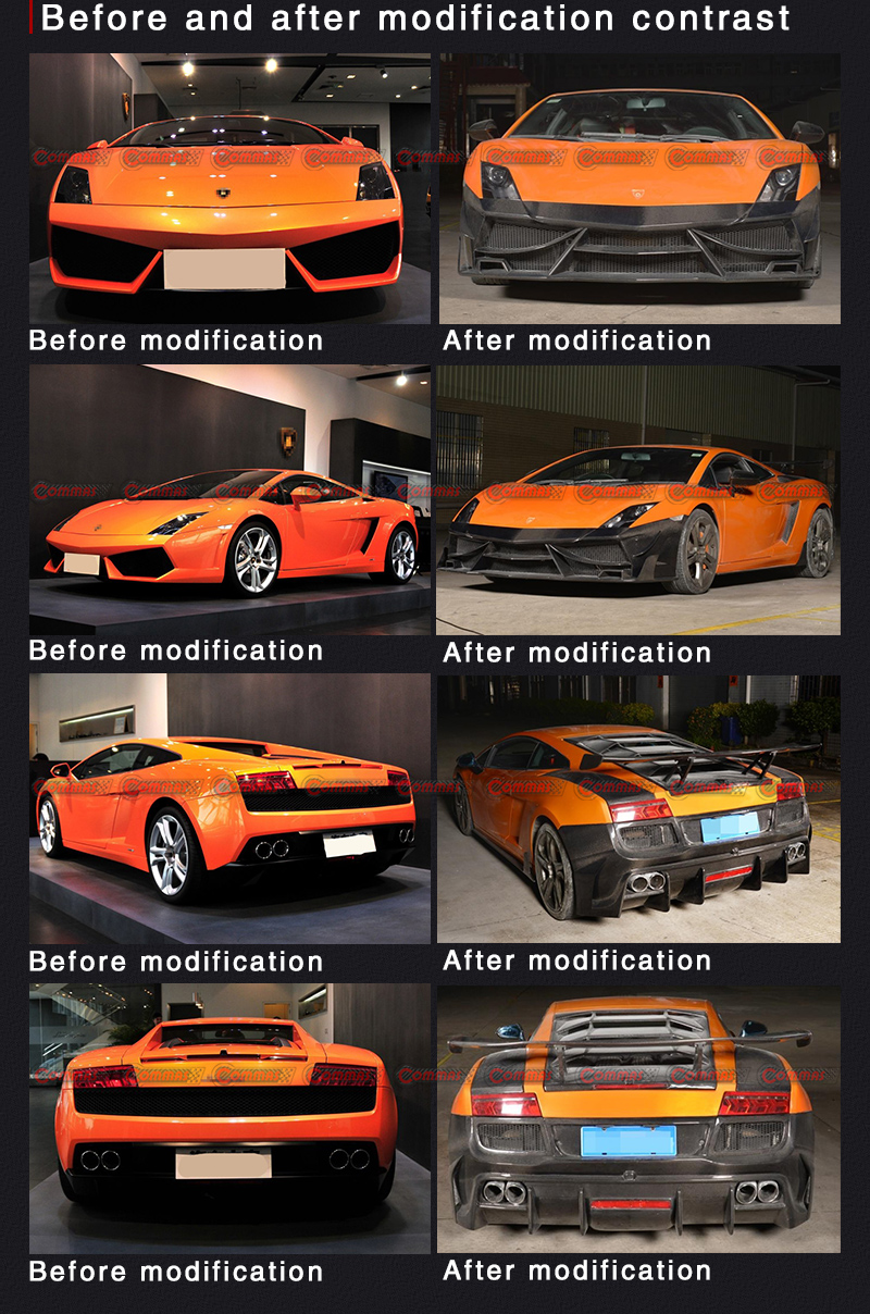 ชุดแต่ง Lamborghini Gallardo สไตล์ LP700