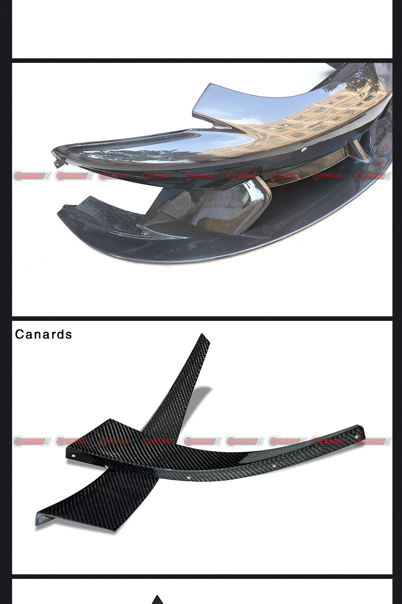 กันชนหน้า mclaren 570s สไตล์ gt4