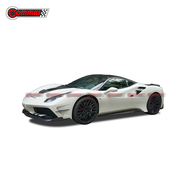 Misha Style คาร์บอนไฟเบอร์ไฟเบอร์กลาสเครื่องยนต์สำหรับ Ferrari 488 GTB