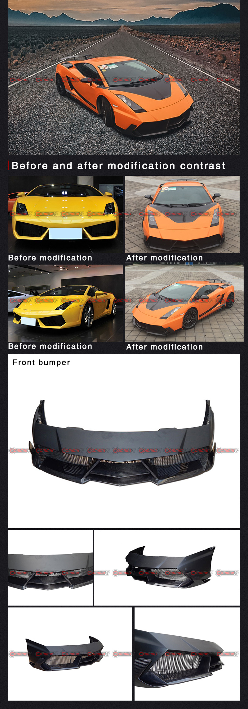 กันชนหน้าลัมโบรกีนี กัลลาร์โด