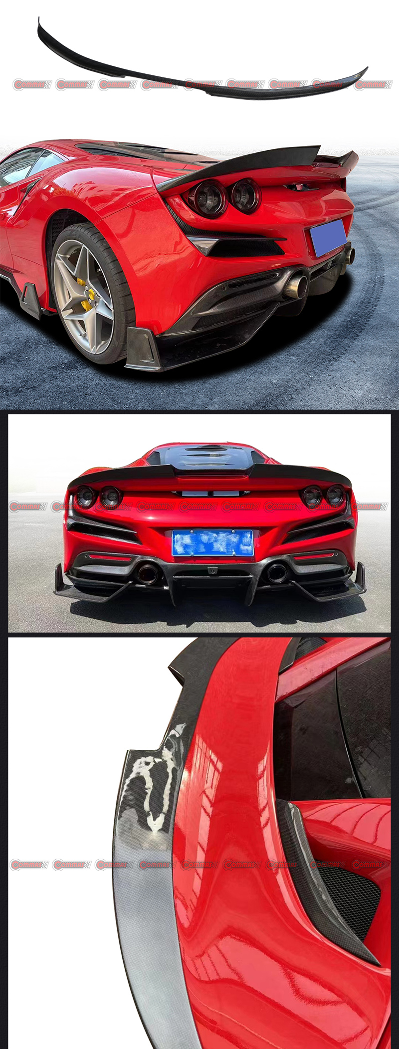 สปอยเลอร์สำหรับ Ferrari F8