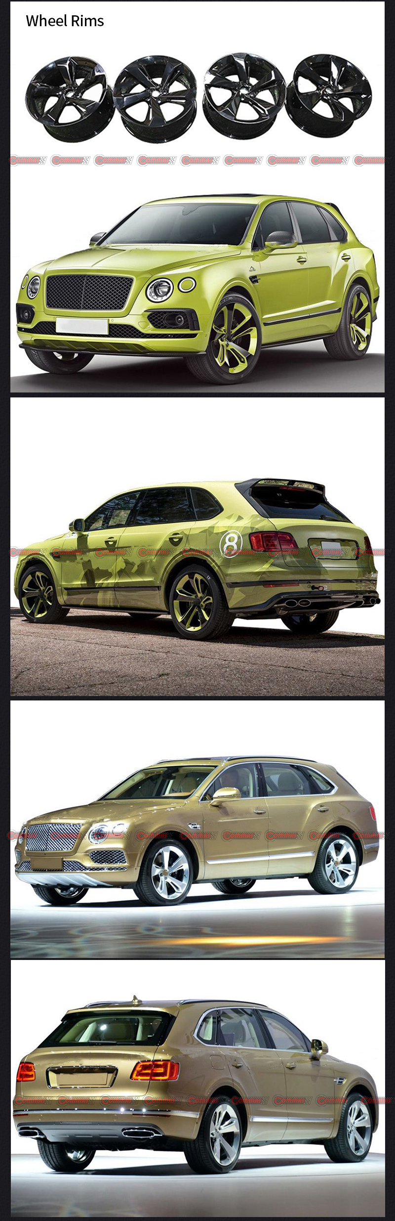 ขอบล้อเบนเทก้าแบบโค้งมน