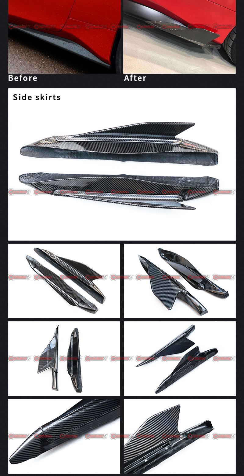 สเกิร์ตข้างเฟอร์รารี่ 488 คาปรีโต้