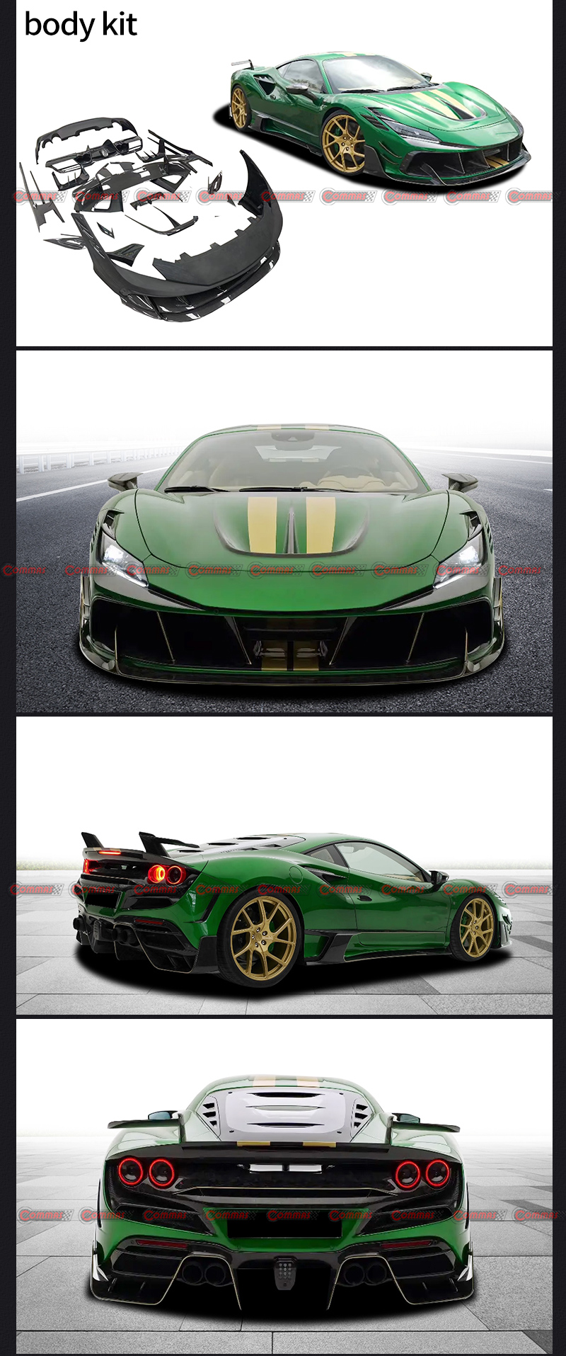 ชุดแต่ง mansory สำหรับเฟอร์รารี f8