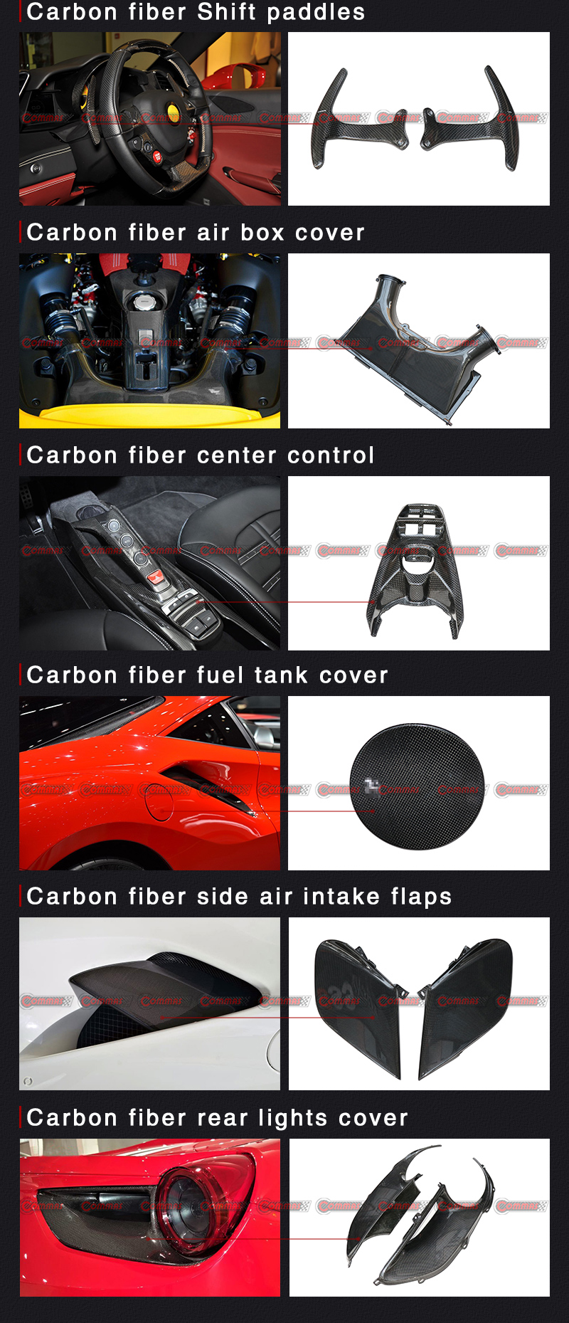 ชุดแต่งรอบคัน f488 novitec