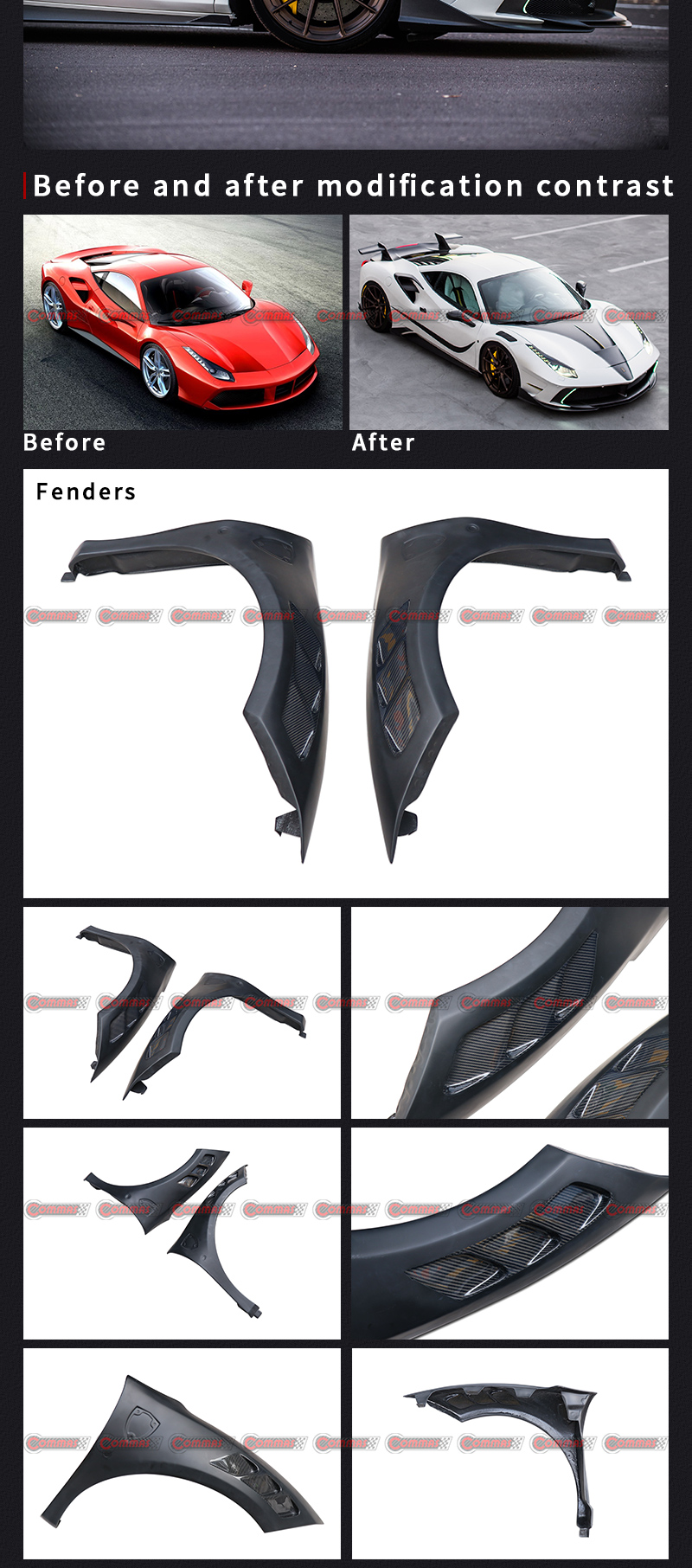 f488 บังโคลน mansory