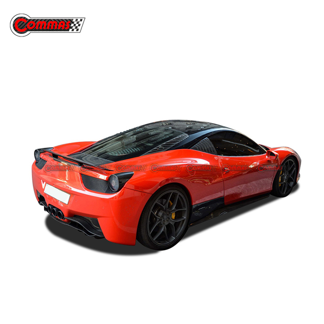 สปอยเลอร์หลัง Novitec Rosso คาร์บอนไฟเบอร์สำหรับ Ferrari 458