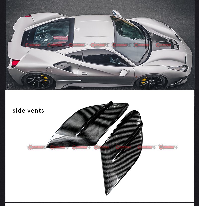 ช่องระบายอากาศด้านข้างเฟอร์รารี 488