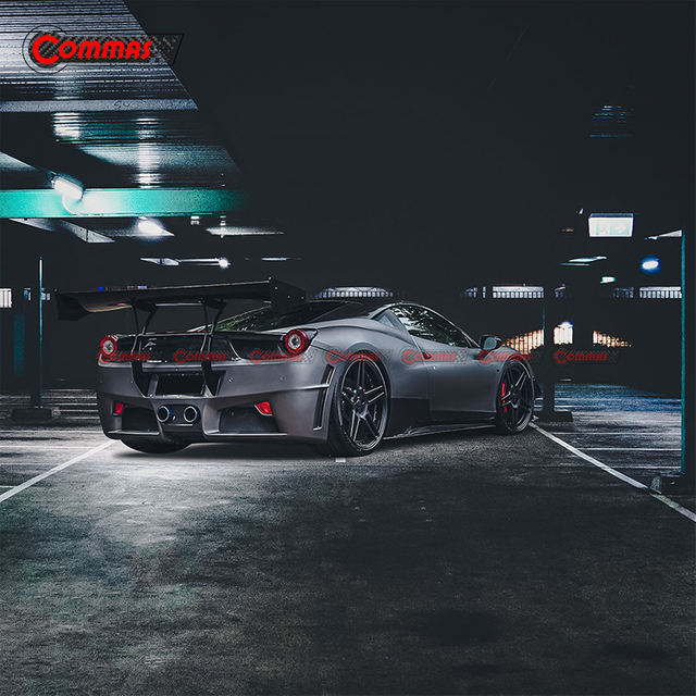 สปอยเลอร์หลังคาร์บอนไฟเบอร์สไตล์ SVR สำหรับ Ferrari 458