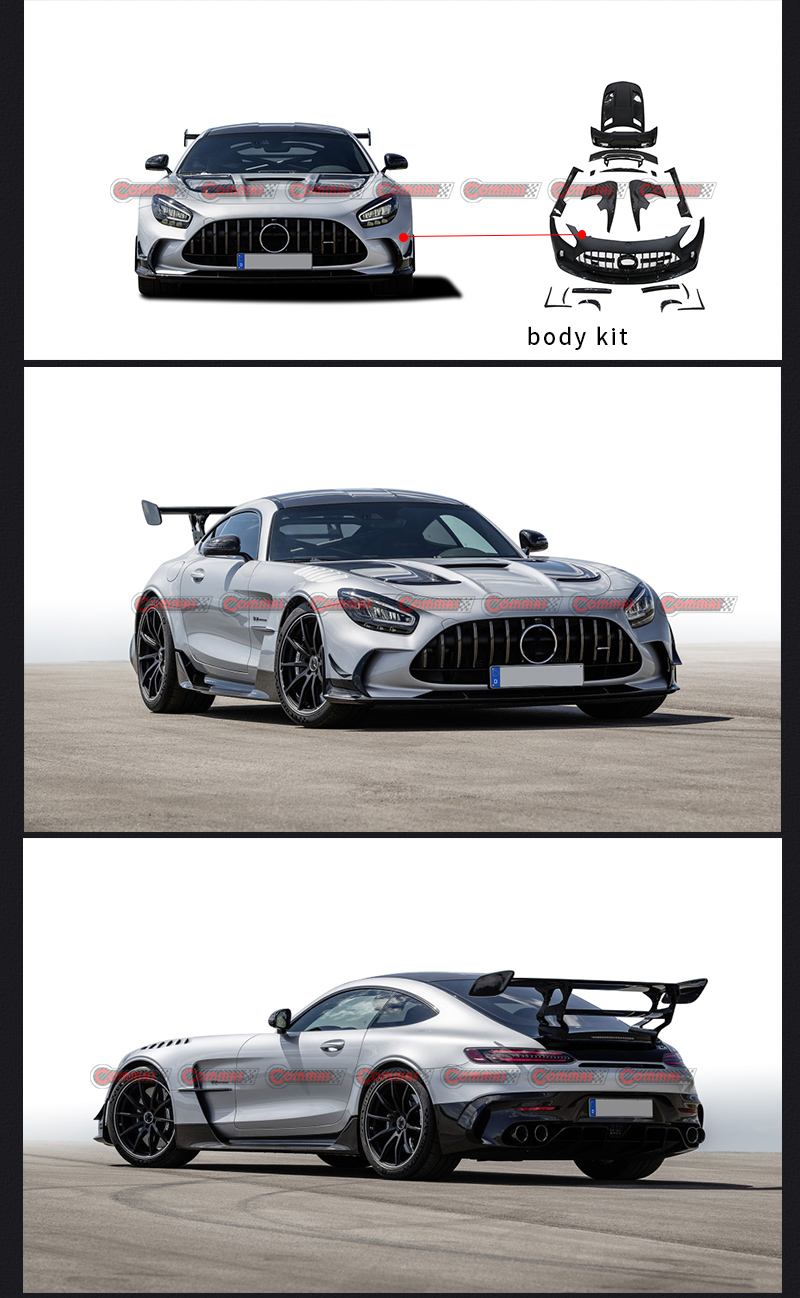ชุดแต่ง Mercedes benz amg gt ซีรีส์สีดำ