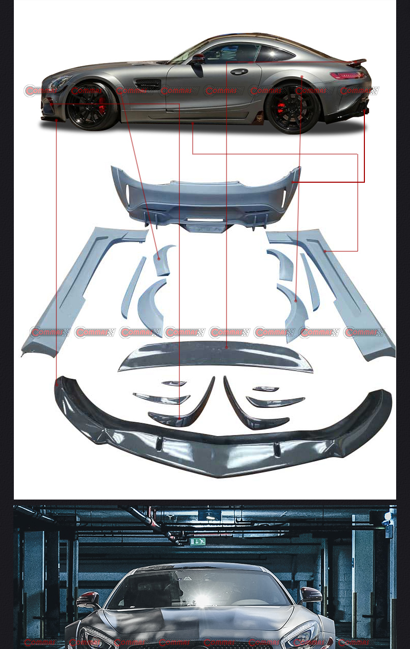 ชุดแต่งทรง Atarius สำหรับ Mercedes Benz AMG GT
