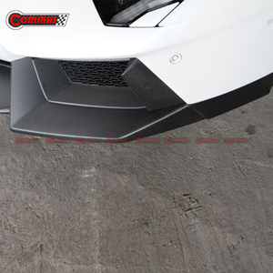 Oem สไตล์คาร์บอนไฟเบอร์ด้านหน้าลิป Splitter Flaps สำหรับ Lamborghini Aventador Lp700 