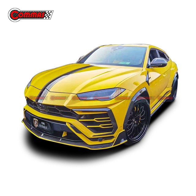 ชุดแต่งรอบคัน Mansory Carbon สำหรับ Lamborghini Urus ลิ้นหน้าสเกิร์ตข้างดิฟฟิวเซอร์หลัง 