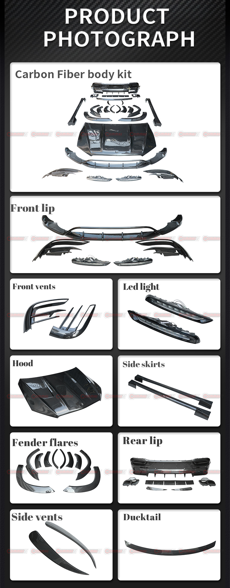 ชุดแต่งทรงตัวท็อปคาร์ Mercedes benz gle