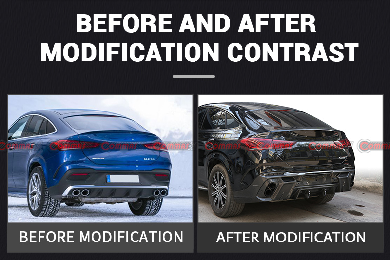 ดิฟฟิวเซอร์หลัง mercedes benz gle larte