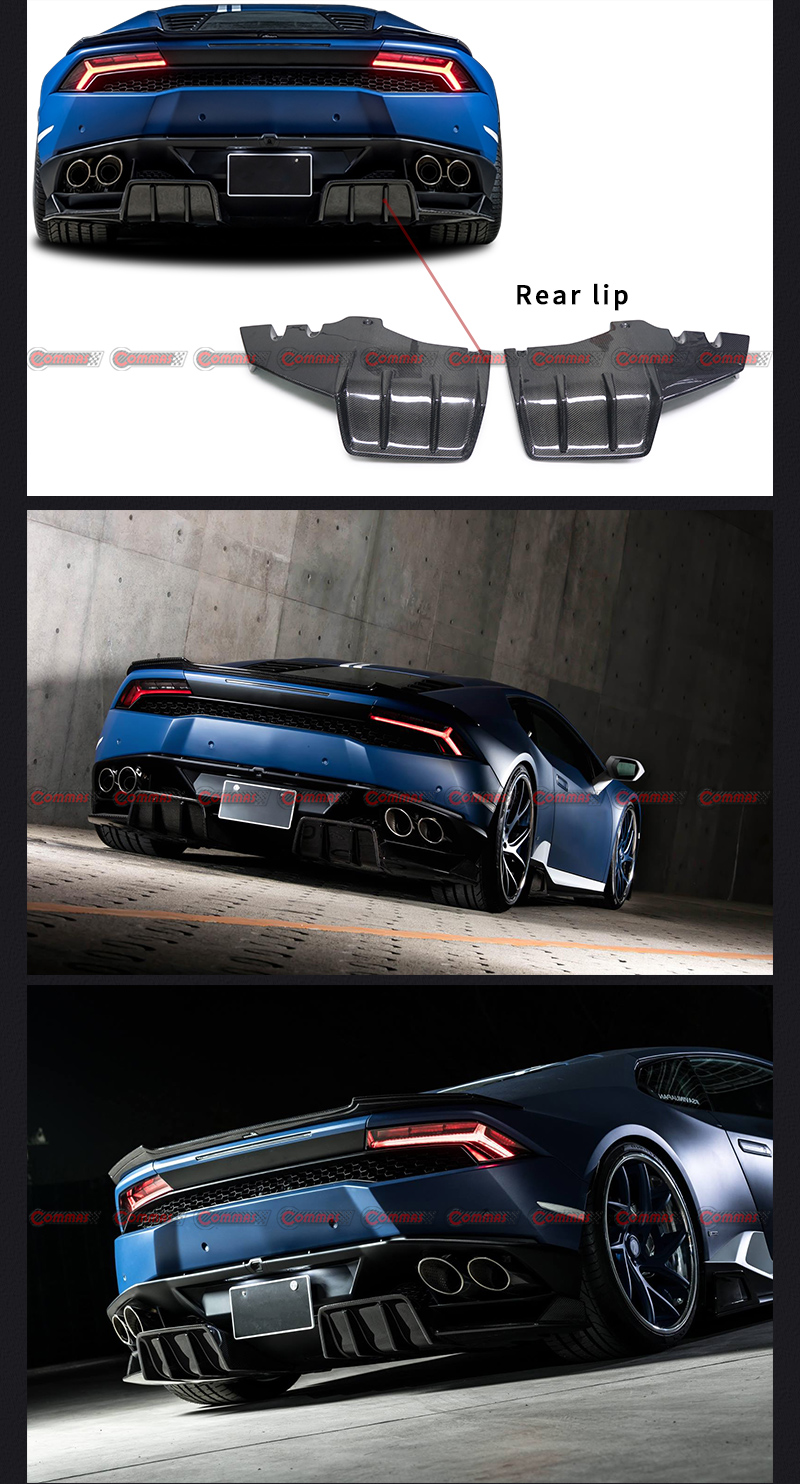 กันชนหลัง Rowen สำหรับ lambroghini huracan