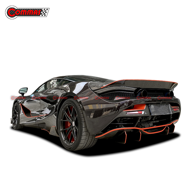 ลิ้นดิฟฟิวเซอร์หลังคาร์บอนไฟเบอร์สไตล์ Vorsteiner สำหรับ Mclaren 720S