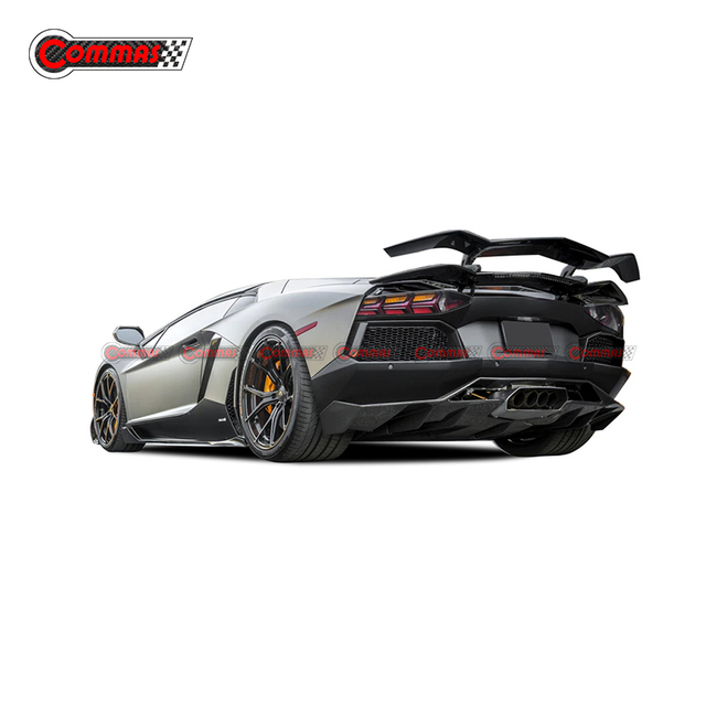 ลิ้นดิฟฟิวเซอร์หลังคาร์บอนไฟเบอร์สไตล์ Vorsteiner สำหรับ Lamborghini Aventador LP700