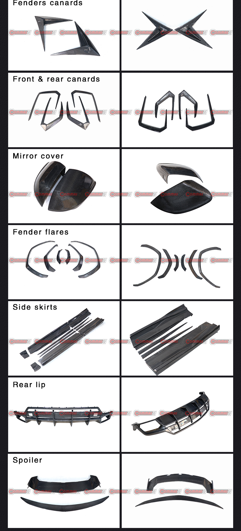 ชุดแต่งทรงตัวท็อปคาร์สำหรับ lambroghini urus