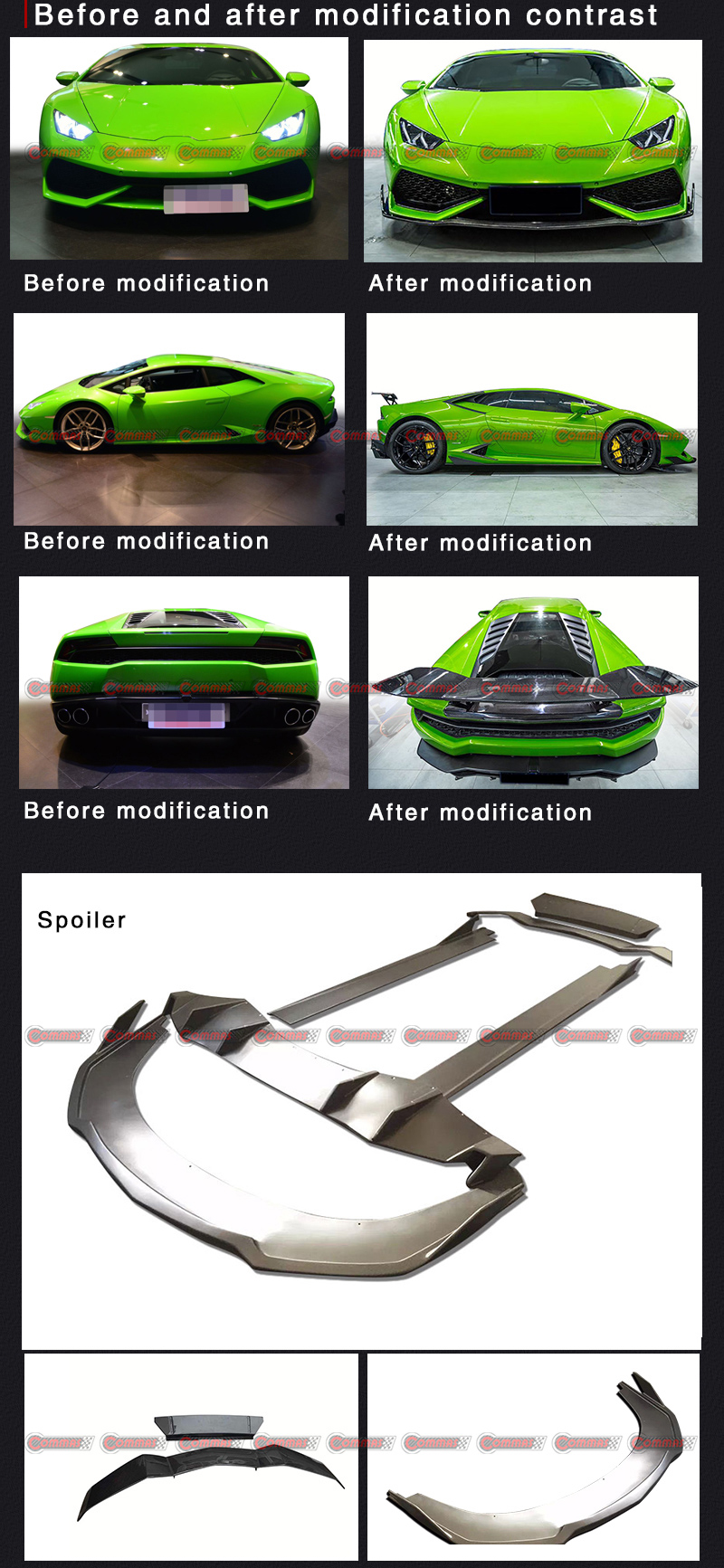 ชุดแต่งลัมโบรกินี ฮูราแคน แอลพี 610