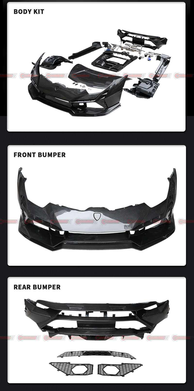 ชุดแต่ง Tecnica สำหรับ Lambroghini Huracan