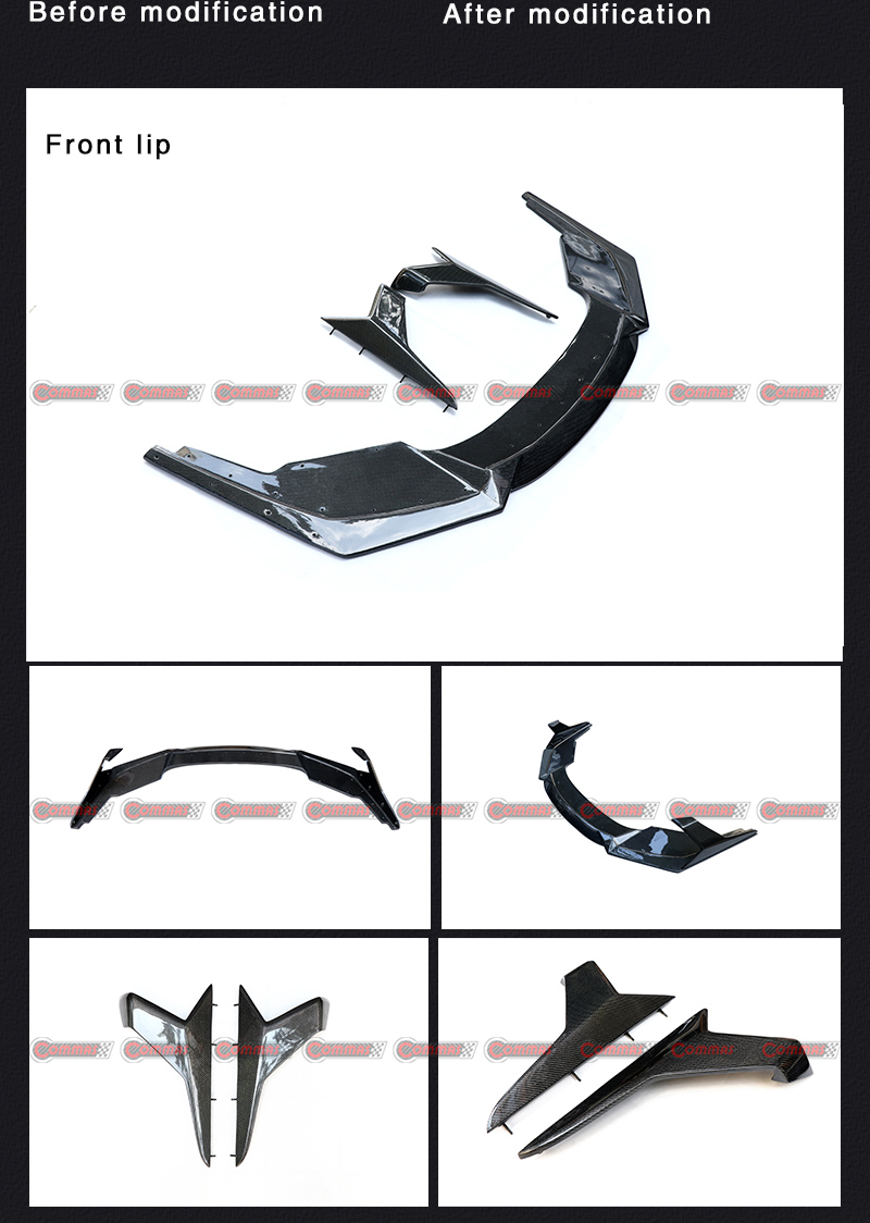 Lamborghini Huracan Lp610 ลิ้นหน้าคาร์บอนไฟเบอร์