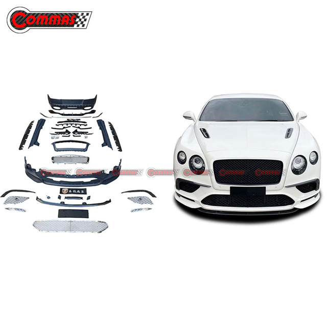 ชุดบอดี้วัสดุ Supersport Style CF FRP PP สำหรับ Bentley Continental GT 2012-2015