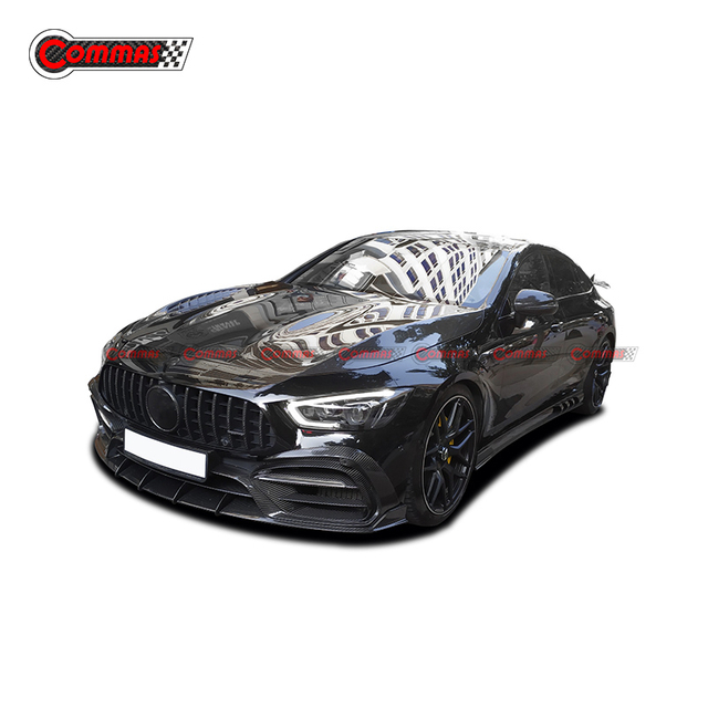 สเกิร์ตข้างคาร์บอนไฟเบอร์สไตล์ Topcar สำหรับ Mercedes Benz AMG GT