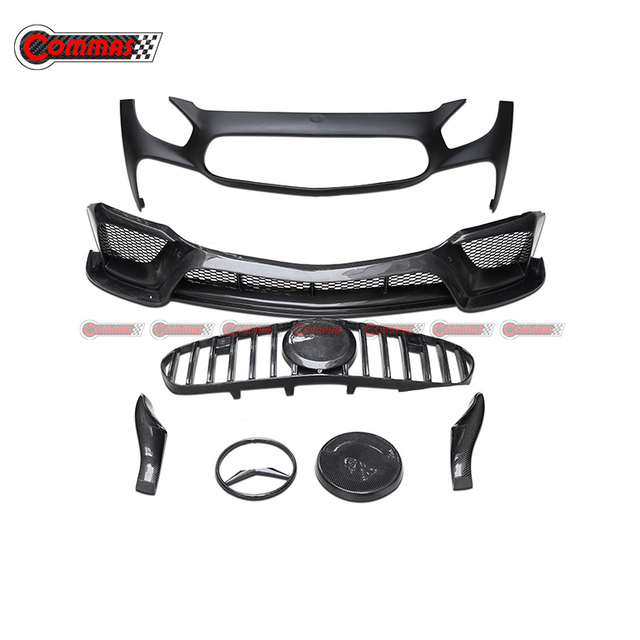 IPM Style กันชนหน้าคาร์บอนไฟเบอร์สำหรับ Mercedes Benz AMG GT GTS