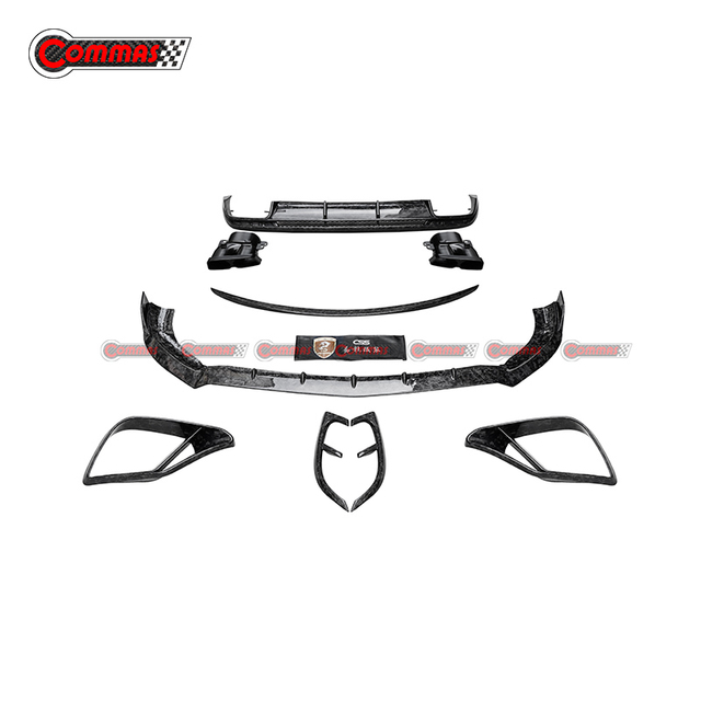 ชุดร่างกายคาร์บอนไฟเบอร์ปลอมสไตล์ Brabus สำหรับ Mercedes Benz C217