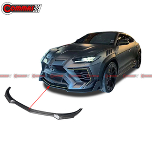 คาร์บอนไฟเบอร์ Mansory Style Front Bumper Lip Splitters สำหรับ Lamborghini Urus