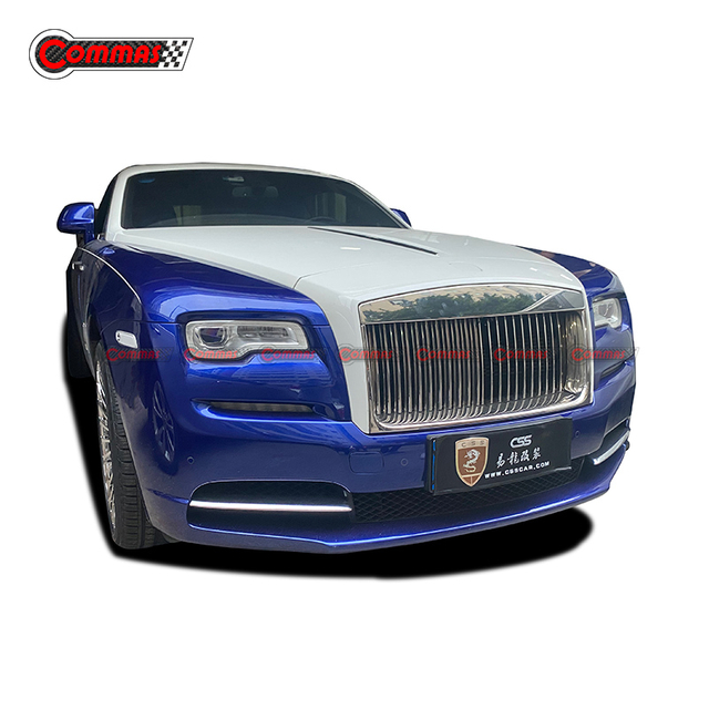 Wraith 1 Generation อัปเกรดเป็นเวอร์ชันใหม่ Facelift 2 ชุดแต่งกันชนหน้าสำหรับ Rolls Royce Wraith 